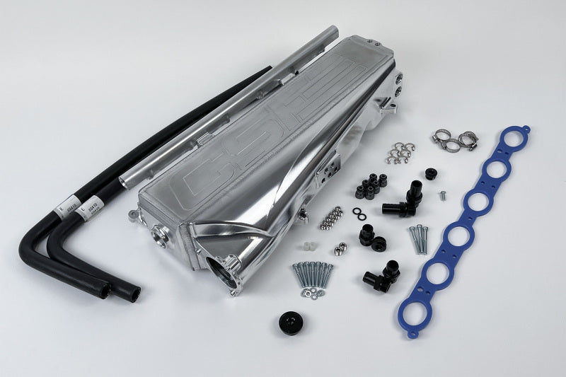 CSF Gen 2 B58 Race X Charge-Air-Cooler Manifold - Raw Billet Aluminum Finish 8400 8400 Photo - Unmounted