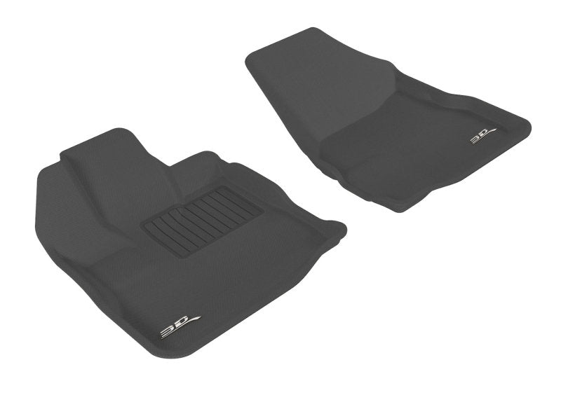 3D MAXpider 2010-2017 Chevrolet/GMC Equinox/Terrain Kagu 1st Row Floormat - Black L1CH01411509 L1CH01411509 Photo - Primary