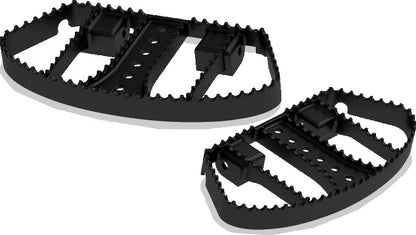 Burly Brand MX Passenger Boards - Black B13-1051B B13-1051B Photo - Primary