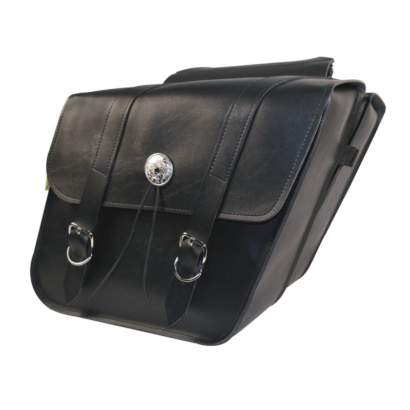 Willie & Max Universal Deluxe Standard Slant Saddlebags (14 in L x 12 W x 5.5 H) - Black 58700-00 58700-00 User 1