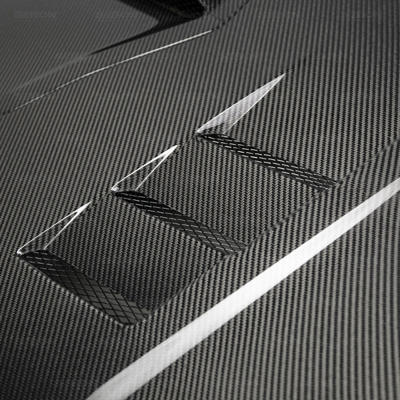 Seibon Carbon Fiber Hood for 2017-2021 Honda Civic Type R HD17HDCVR-TS Photo - Primary