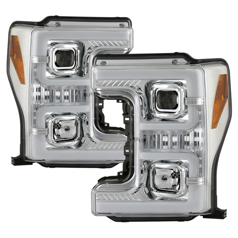 Spyder Ford F-250/F-350/F450 Super Duty 17-18 Projector Headlights Chrome PRO-YD-FS17-SBSEQ-C 5086273 5086273 Photo - Primary