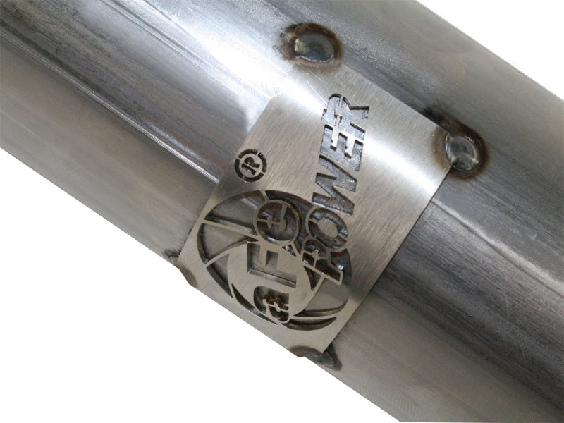 aFe  POWER Twisted Steel Loop Delete Down-Pipe 2-1/2" SS Exhaust System 48-46209 Photo - Unmounted