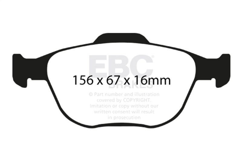 EBC Disc Brake Pad Set DP41641R Photo - Primary