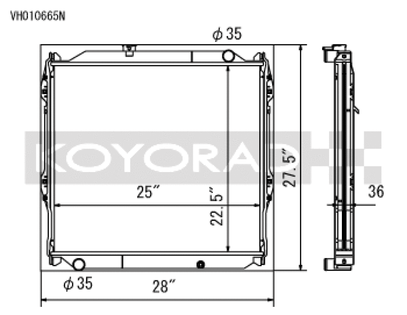 Koyo KOY Racing Radiators Cooling Radiators main image