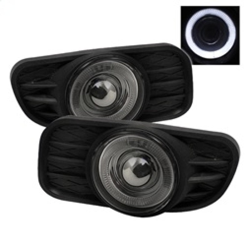 Spyder Jeep Grand Cherokee 99-04 Halo Projector Fog Lights w/Switch Smoke FL-P-JGC99-HL-SM 5021502 5021502 Photo - Primary