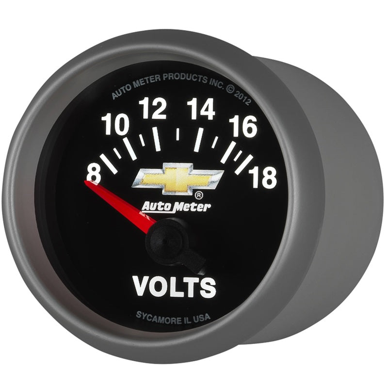 AutoMeter Gauge Voltmeter 2-1/16in. 18V Electric Chevy Gold Bowtie 880444 880444 User 3