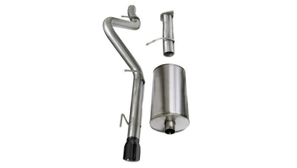 Corsa Performance 06-08 Chevrolet Trailblazer SS 6.0L V8 Black Sport Cat-Back Exhaust 14256BLK Photo - Primary