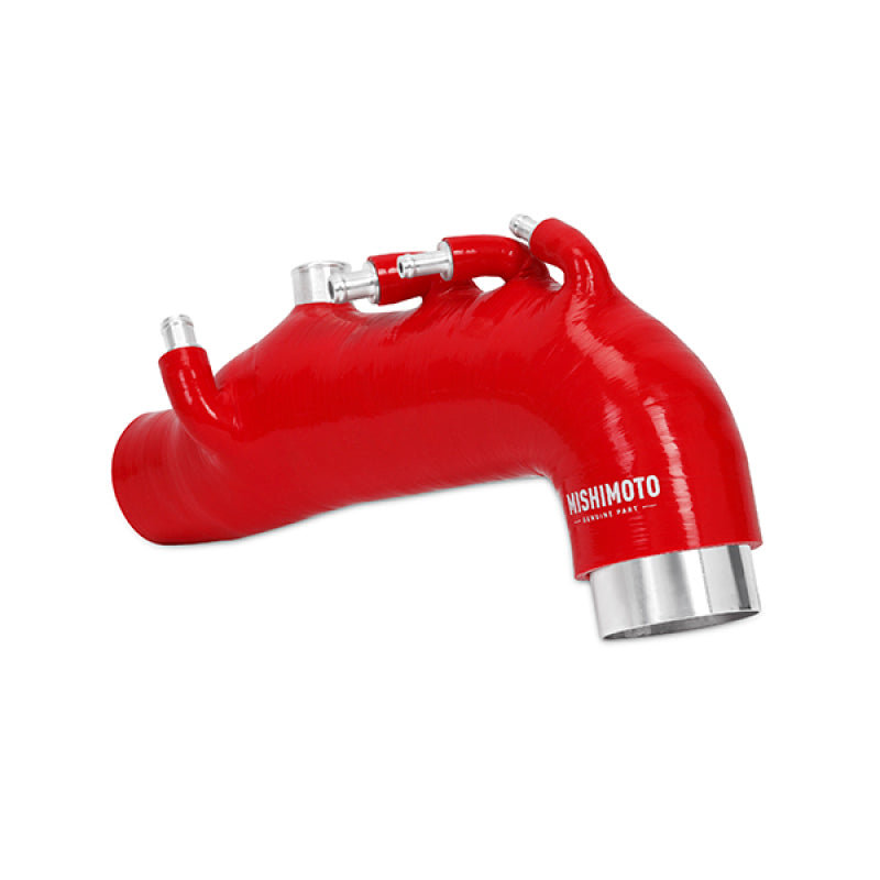 Mishimoto Red Silicone Induction Hose Subaru WRX 2008-2014 MMHOSE-SUB-08IHRD Photo - Primary