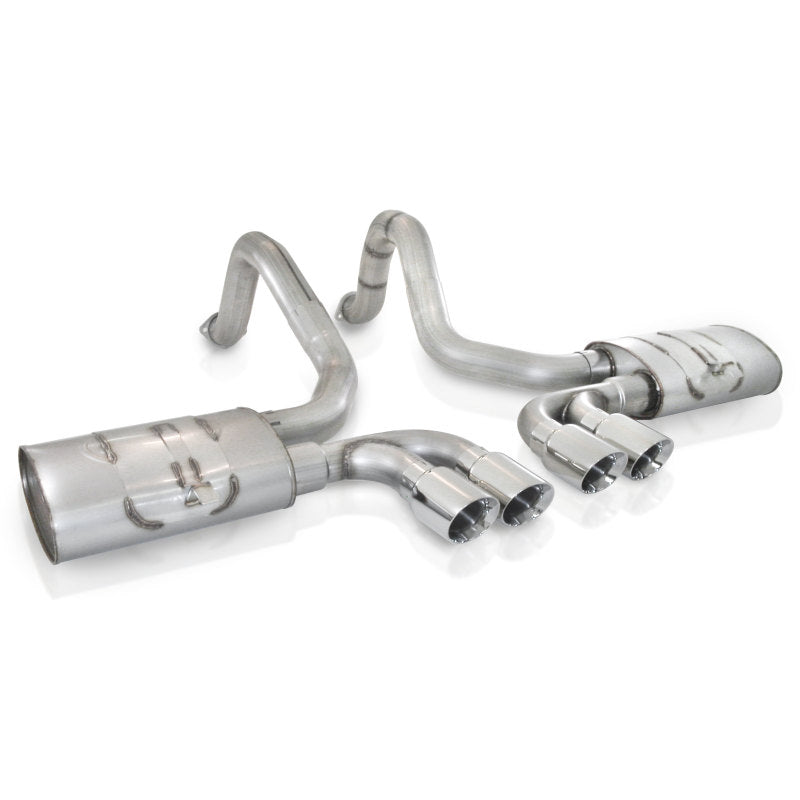 Stainless Works 1997-04 Corvette C5 3in Axleback Quad 3-1/2in Slash-Cut Tips VC53CBQUAD VC53CBQUAD Photo - Primary