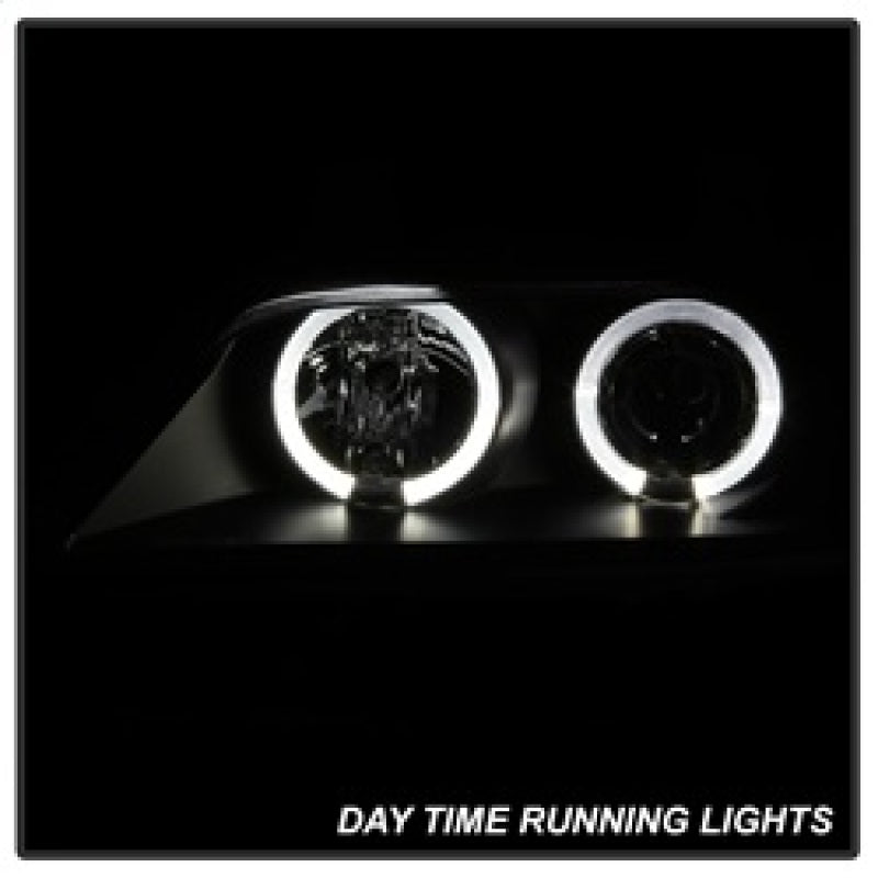 Spyder BMW Z3 96-02 Projector Headlights LED Halo Black High H1 Low H1 PRO-YD-BMWZ396-HL-BK 5009081 5009081 Photo - Unmounted