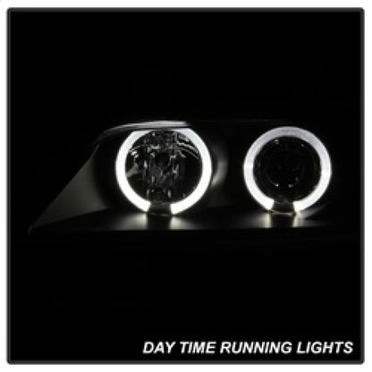 Spyder BMW Z3 96-02 Projector Headlights LED Halo Black High H1 Low H1 PRO-YD-BMWZ396-HL-BK 5009081 5009081 Photo - Unmounted