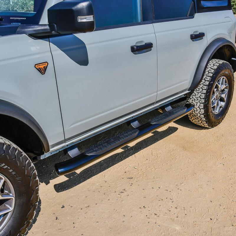 Westin 21-22 Ford Bronco (4-Door) PRO TRAXX 5 Oval Nerf Step Bars - Textured Black 21-54195 21-54195 Photo - Mounted