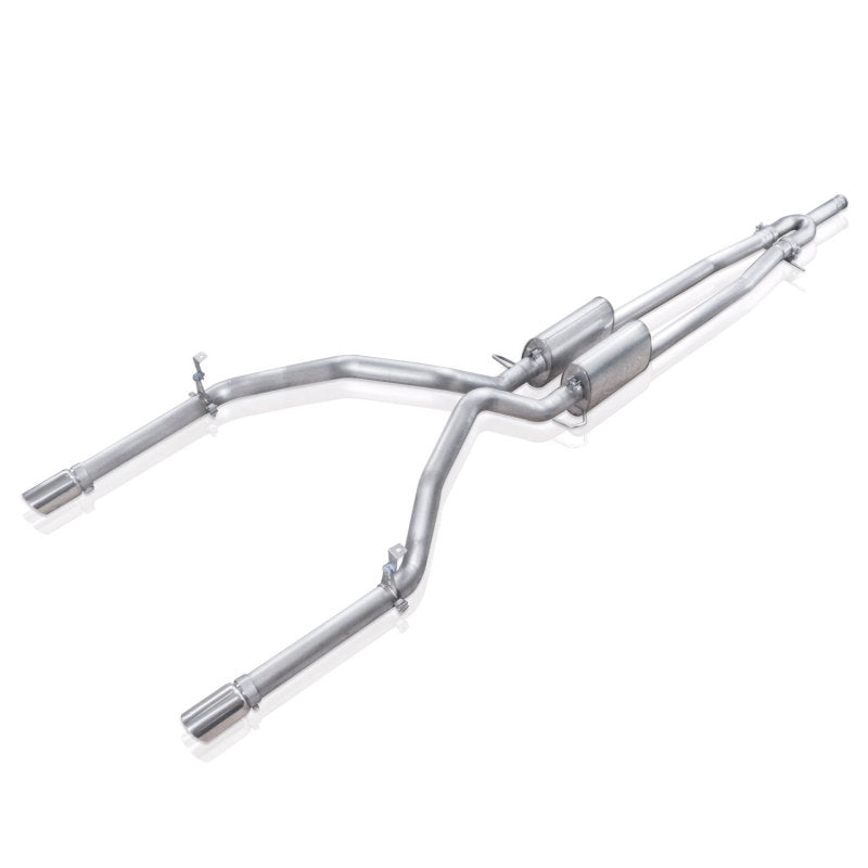 Stainless Works Chevy Silverado/GMC Sierra 2007-16 5.3L/6.2L Exhaust Y-Pipe Under Bumper Exit CT14CBUBY CT14CBUBY Photo - out of package