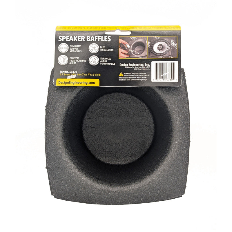 DEI Speaker Baffles 6.5in Round Pair 50330 50330 Photo - in package