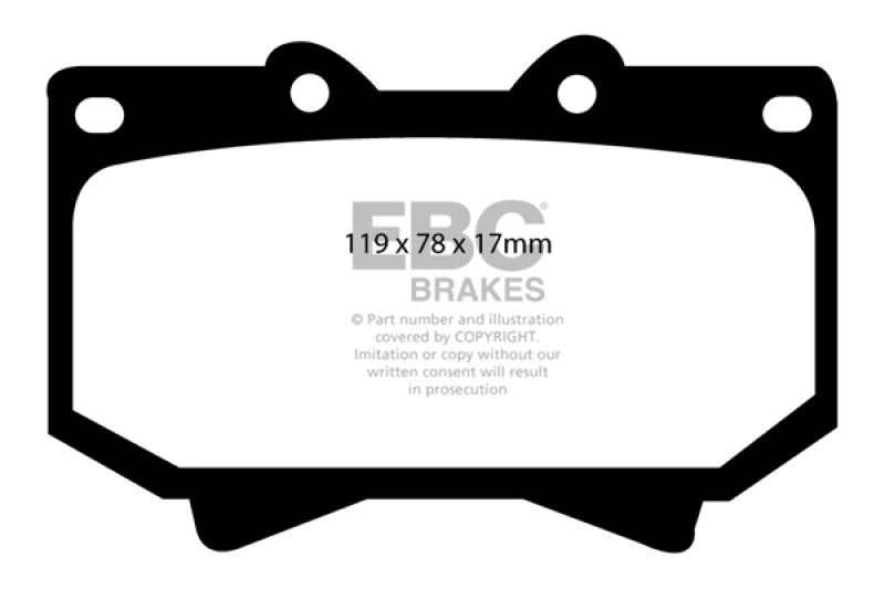 EBC Disc Brake Pad Set DP61319 Photo - Primary