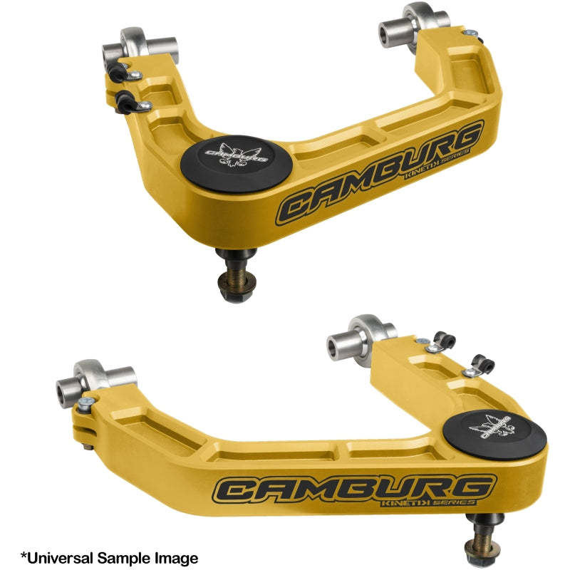 Camburg 21-24 Ford F-150 (Ex. Raptor) KINETIK Series Billet Upper Control Arms - Gold CAM-110211-GLD CAM-110211-GLD Photo - Primary