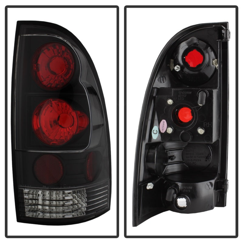 Spyder Toyota Tacoma 05-15 Euro Style Tail Lights Black ALT-YD-TT05-BK 5007896 5007896 Photo - Unmounted