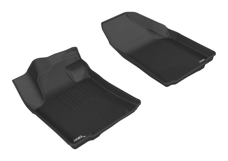 3D MAXpider 2016-2019 Nissan Maxima Kagu 1st Row Floormat - Black L1NS08811509 L1NS08811509 Photo - Primary