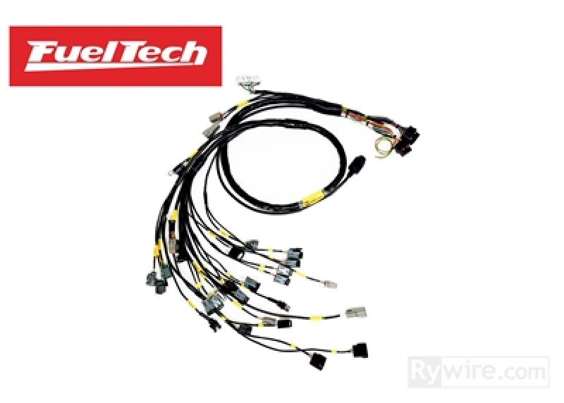 Rywire Honda B-Series (w/Fueltech 550 ECU) Eng Harn w/OBD1 Alt/EV1 Inj/AEM IAT & MAP (Adapter Req) RY-B-FUELTECH-550