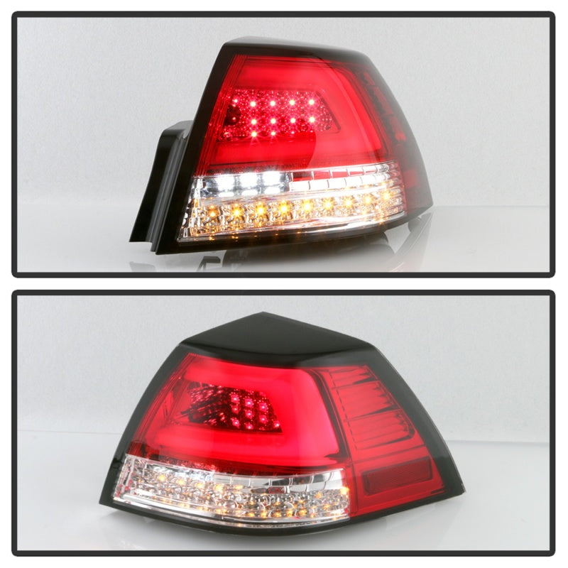 Spyder Pontiac G8 08-09 Version 2 Light Bar LED Tail Lights - Red Clear- ALT-YD-PG808V2-LB-RC 5086075 5086075 Photo - Unmounted