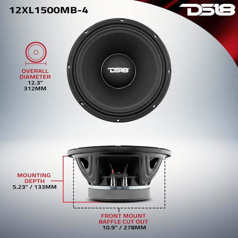 DS18 DSE EXL Series Mid-Bass Loudspeakers Audio, Video & Radios Speakers main image