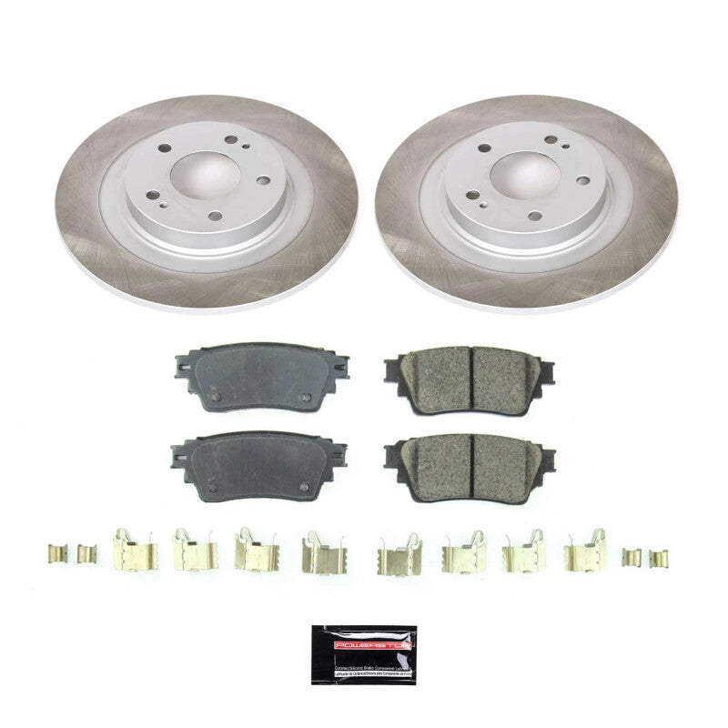 PowerStop Power Stop 18-20 Mitsubishi Outlander PHEV Rear Semi-Coated Rotor Kit SC8381 SC8381 Photo - Primary
