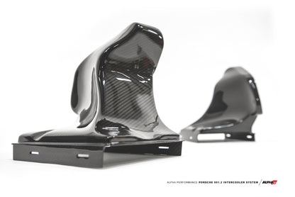 AMS Performance Porsche 997.2TT Alpha Intercooler System (For Stock Framed Turbos) ALP.09.09.0002-2 ALP.09.09.0002-2 Photo - Primary