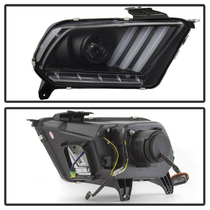 Spyder 13-14 Ford Mustang (HID Only) Projector Headlights w/Turn Signals - Blk PRO-YD-FM13HID-BK 5085559 5085559 Photo - Unmounted