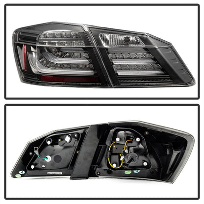 Spyder Honda Accord 2013-2015 4DR LED Tail Lights - Black ALT-YD-HA13LED-LED-BK 5082053 5082053 Photo - Unmounted