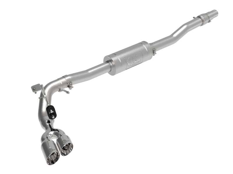 aFe Rebel Series 3in 304 SS Cat-Back Exhaust Side Exit w/ Polished Tips 19 Ford Ranger L4-2.3L (t) 49-33111-P 49-33111-P Photo - Primary