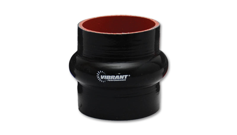 Vibrant Silicone  Hump Hose Coupler 3.125in ID x 3.00in Long - Black 19682 19682 Photo - Primary