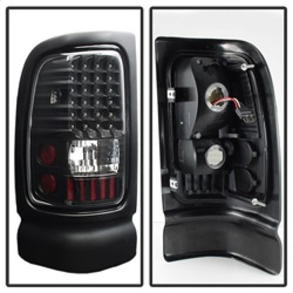 SPYDER Xtune Dodge Ram 1500 94-01 / Ram 2500/3500 94-02 LED Tail Lights Black ALT-ON-DRAM94-LED-BK 5012777 5012777 Photo - Unmounted