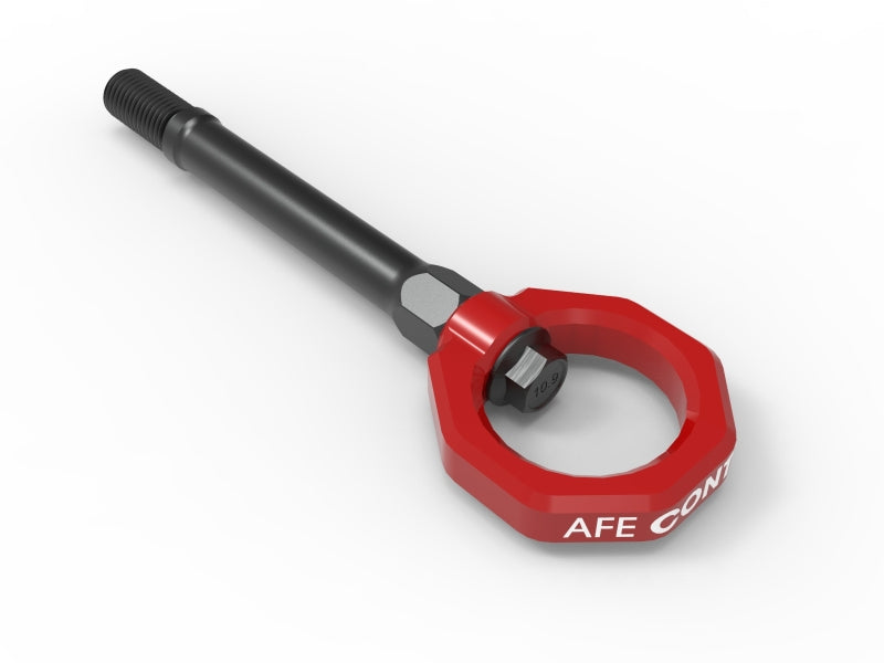 aFe CONTROL Front Tow Hook Red 450-401014-R 450-401014-R Photo - Primary