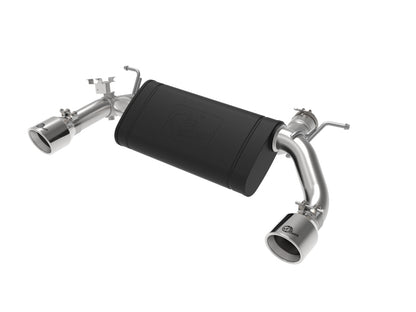 aFe MACHForce XP 3in to 2.5in 304 SS Axle-Back Exhaust w/ Polished Tips 14-16 BMW M235i 49-36348-P 49-36348-P Photo - Primary