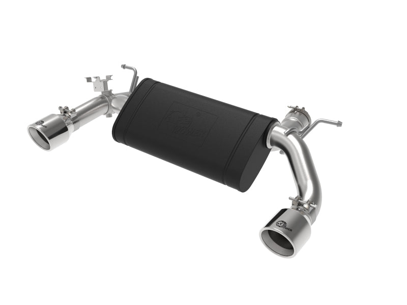 aFe MACHForce XP 3in to 2.5in 304 SS Axle-Back Exhaust w/ Polished Tips 14-16 BMW M235i 49-36348-P 49-36348-P Photo - Primary