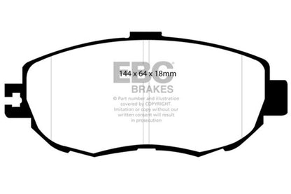 EBC Disc Brake Pad Set DP21006 Photo - Primary