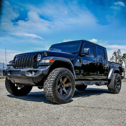 Westin 2020 Jeep Gladiator HDX Drop Nerf Step Bars - Textured Black 56-14165 56-14165 Photo - Mounted