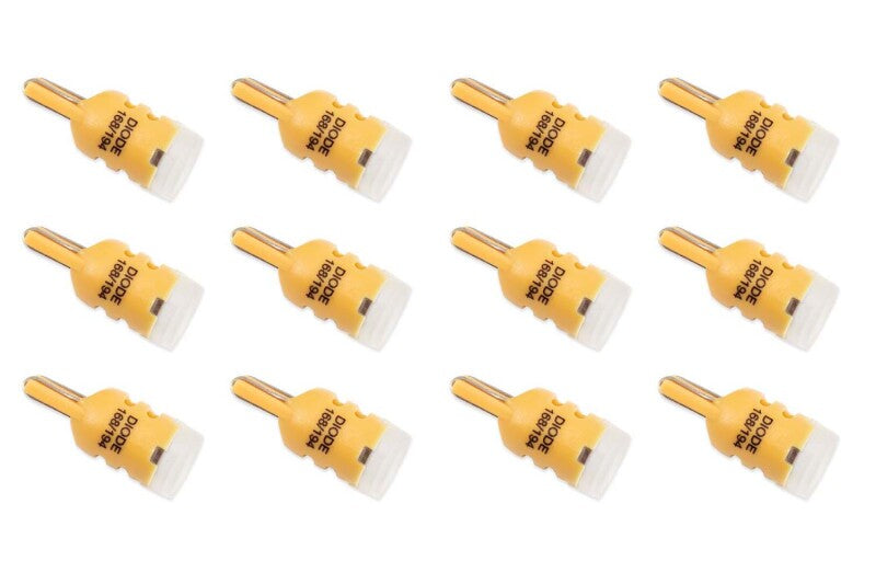 Diode Dynamics 194 LED Bulb HP3 LED - Amber Set of 12 DD0018TW DD0018TW Photo - Primary