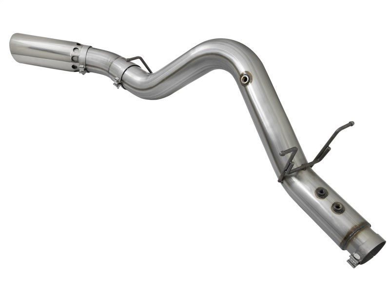 aFe Large Bore-HD 4in 409 Stainless Steel DPF-Back Exhaust System 49-44085-P Photo - Unmounted