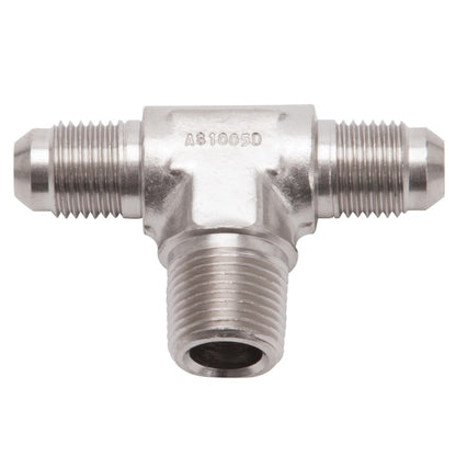 Russell Performance -6 AN to 3/8in NPT Flare to Pipe Tee Fitting 660121 660121 Photo - Primary