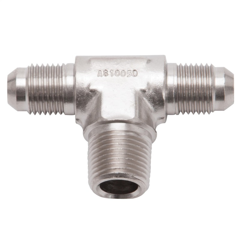 Russell Performance -6 AN to 3/8in NPT Flare to Pipe Tee Fitting 660121 660121 Photo - Primary
