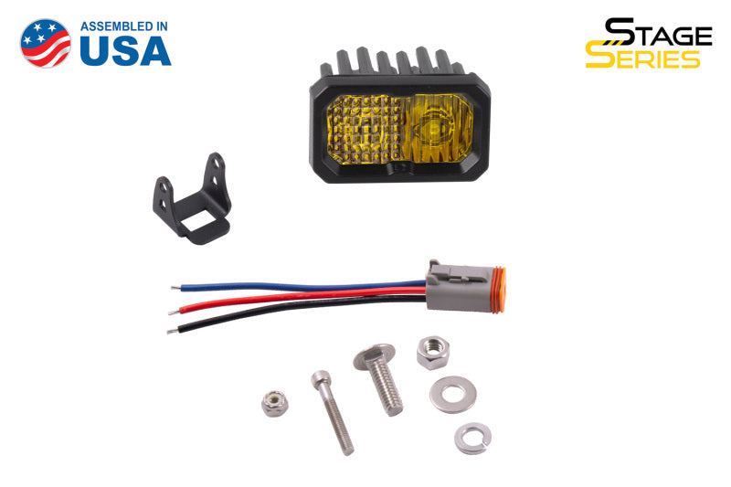 Diode Dynamics Stage Series 2 In LED Pod Sport - Yellow Flood Standard ABL Each DD6396S DD6396S User 8