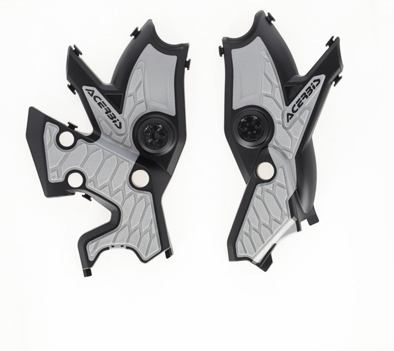 Acerbis 19+ Yamaha Tenere 700 Frame Guards- X-Grip - Black/Silver 2911461001 2911461001 Photo - Primary