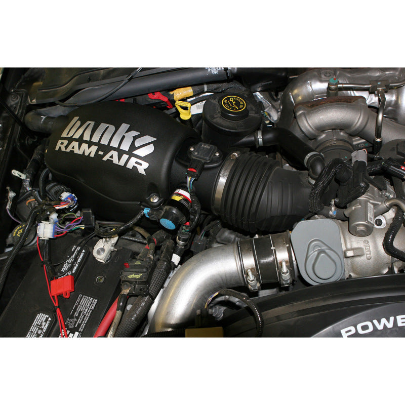 Banks Power 08-10 Ford 6.4L Ram-Air Intake System - Dry Filter 42185-D Photo - Mounted