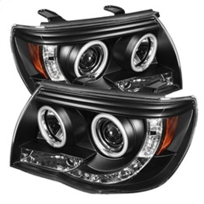 Spyder Toyota Tacoma 05-11 Projector Headlights CCFL Halo LED Blk High H1 Low H1 PRO-YD-TT05-CCFL-BK 5030283 5030283 Photo - Primary