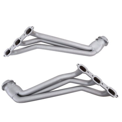 BBK 05-10 Dodge Challenger V6 Long Tube Exhaust Headers And Y Pipe And Converters - 1-5/8 Chrome 4055 4055 Photo - out of package