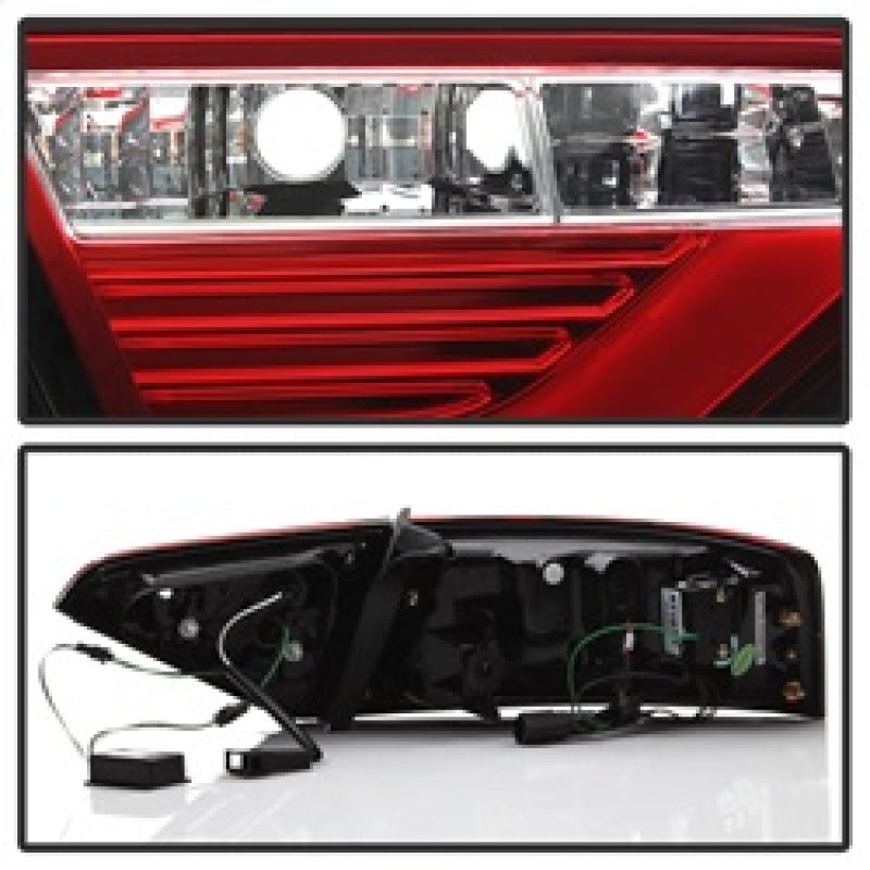 Spyder 08-12 Audi A5 LED Tail Lights - Red Clear ALT-YD-AA508V2-LED-RC 5083258 5083258 Photo - Unmounted