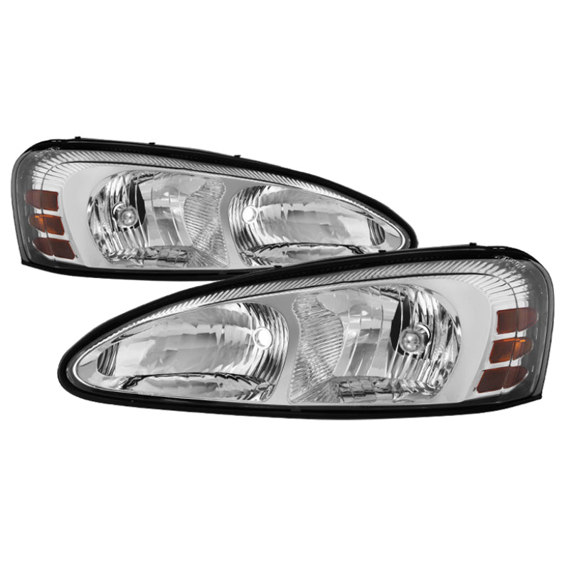 SPYDER Xtune Pontiac Grand Prix 04-08 Crystal Headlights Chrome HD-JH-PGPRIX04-AM-C 9023651 9023651 Photo - Primary