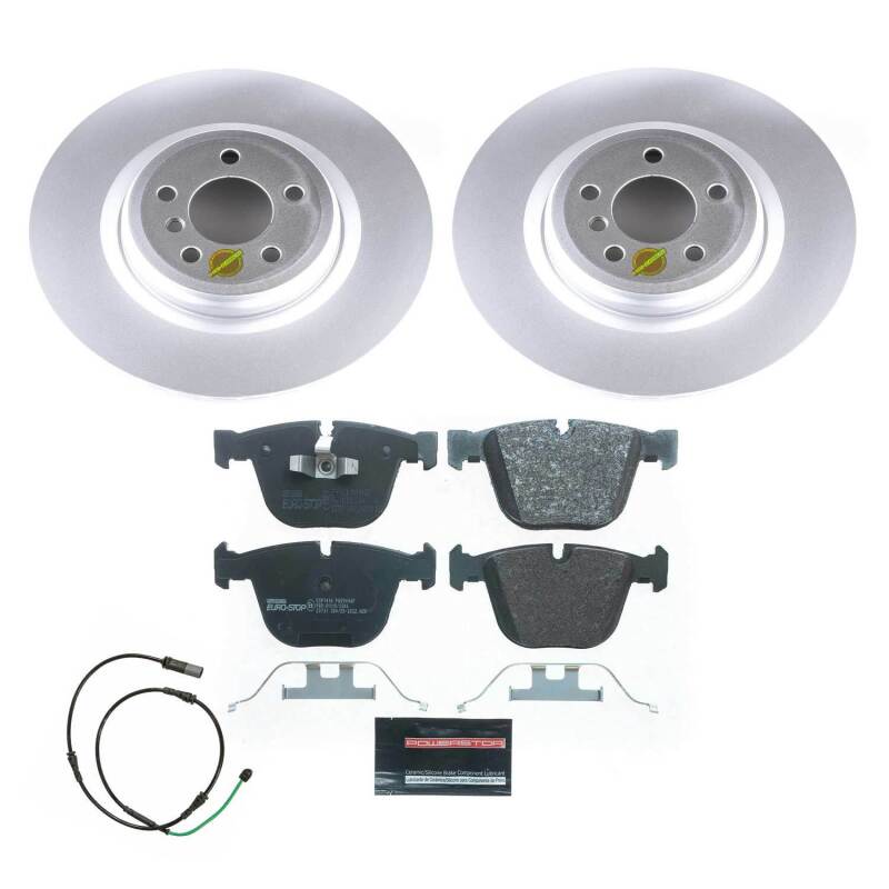 Power Stop 10-15 BMW 550i GT Rear Euro-Stop Brake Kit ESK6416 ESK6416 Photo - Primary